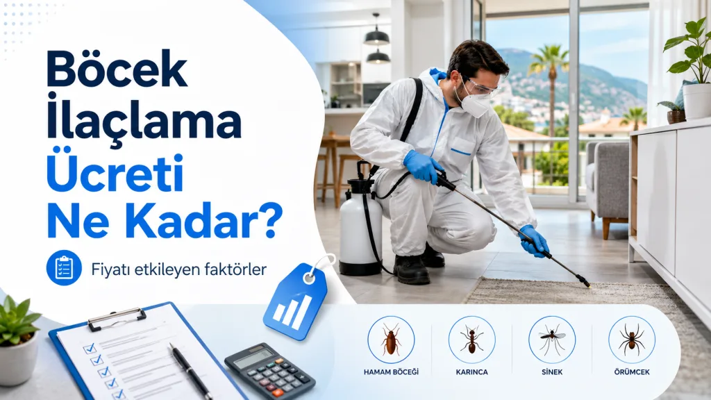 Böcek ilaçlama ücreti