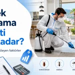 Böcek ilaçlama ücreti
