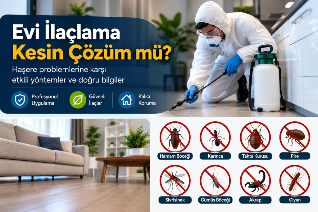 Evi İlaçlama Kesin Çözüm mü?